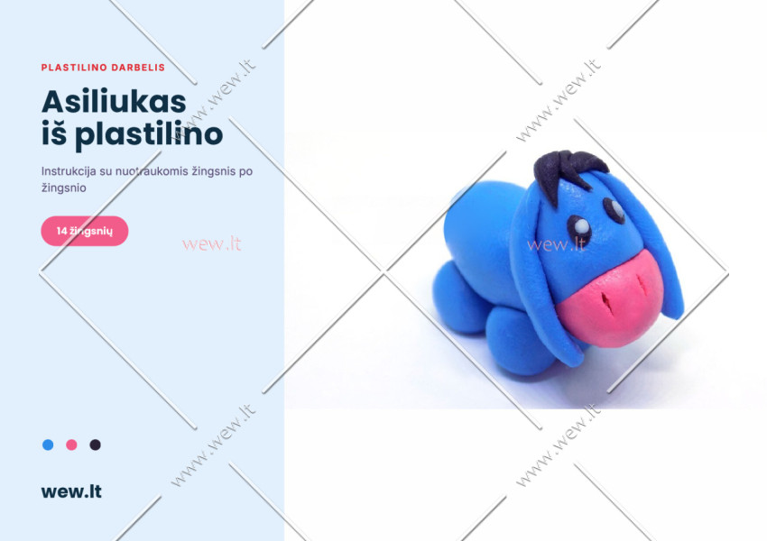 Asiliukas iš plastilino – lipdymo darbelis vaikams (PDF)