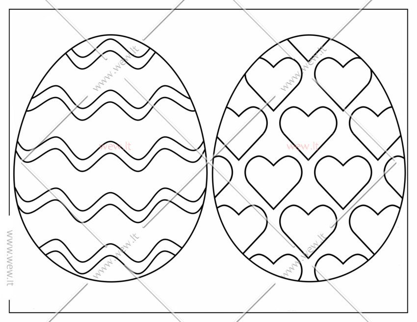 Margučiai su raštais velykoms spalvinti