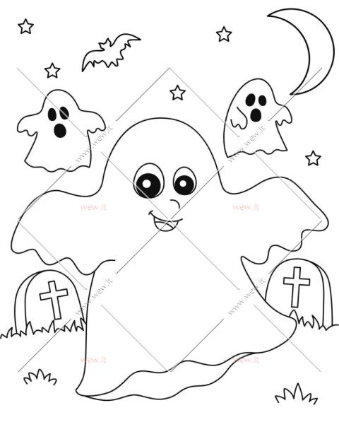 Draugiškas vaiduoklis kapinėse