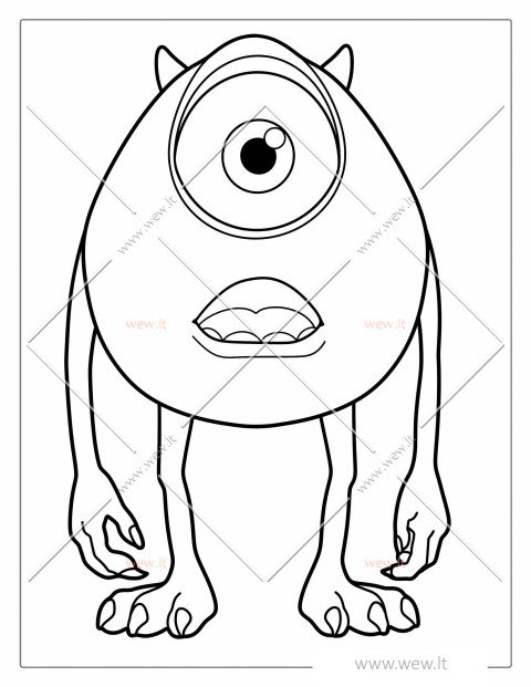 Monstrų biuro žvaigždė Maikas Vazovskis