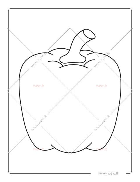 Daržovė paprika spalvinti