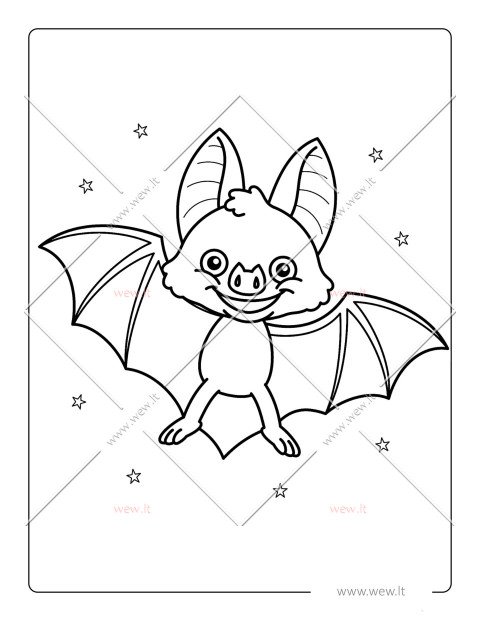 Mažasis šikšnosparnis spalvinti