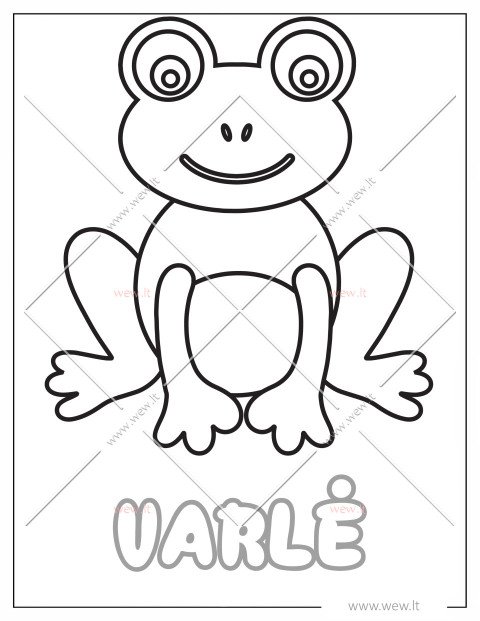 Žalia gražuolė varlė