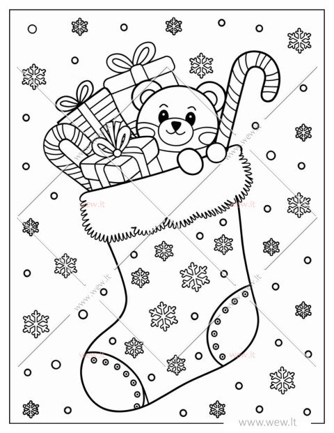 Kalėdinė kojinė pilna staigmenų