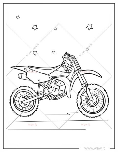 Ekstremalios sporto šakos motociklas