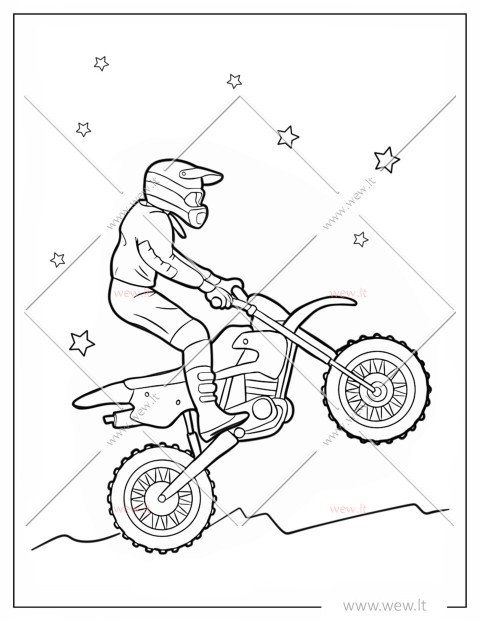 Bekelių karalius motociklininkas