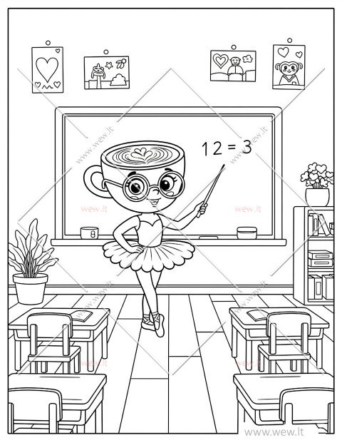 Ballerina Cappuccina mokytoja