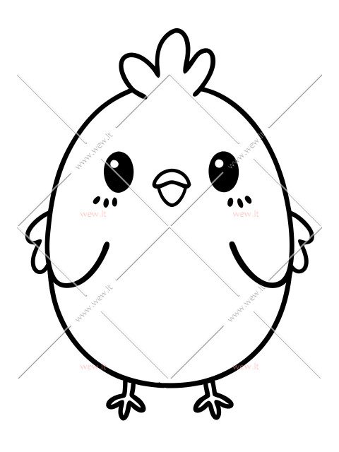 Mielas mažas viščiukas