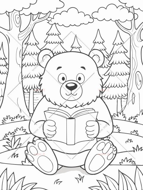 Miško skaitytojas meška