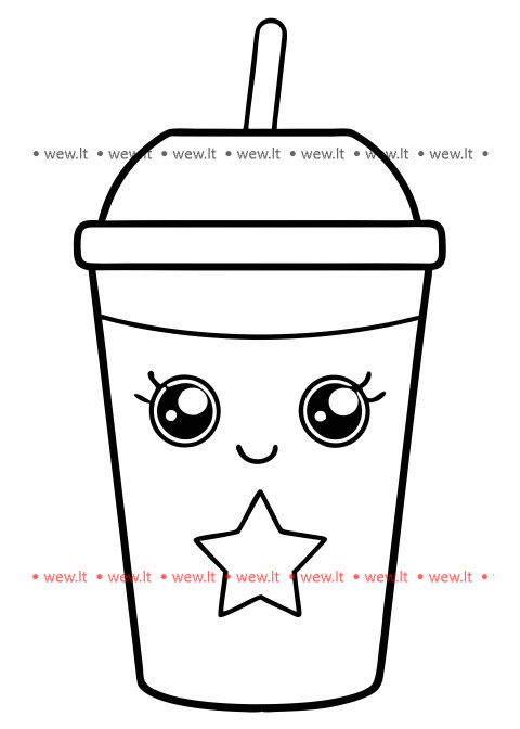 Kawaii Starbucks gėrimas