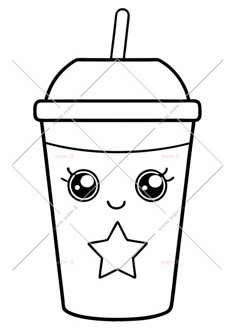 Kawaii Starbucks gėrimas