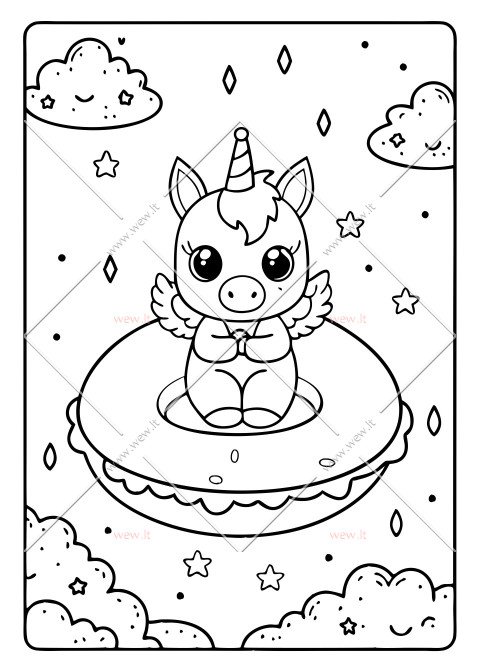 Vienaragis ant spurgos debesyse