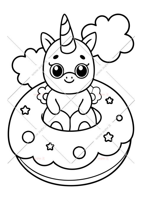 Spalvingas vienaragis ir jo skanus draugas