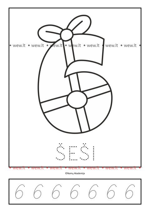 Kalėdiniai skaičiai Nr.6