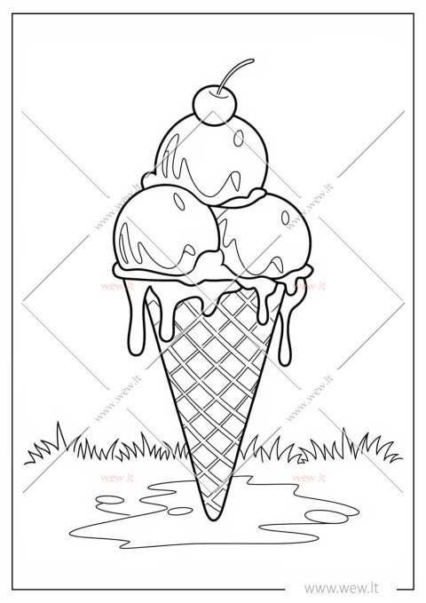 Vasaros desertas ledai