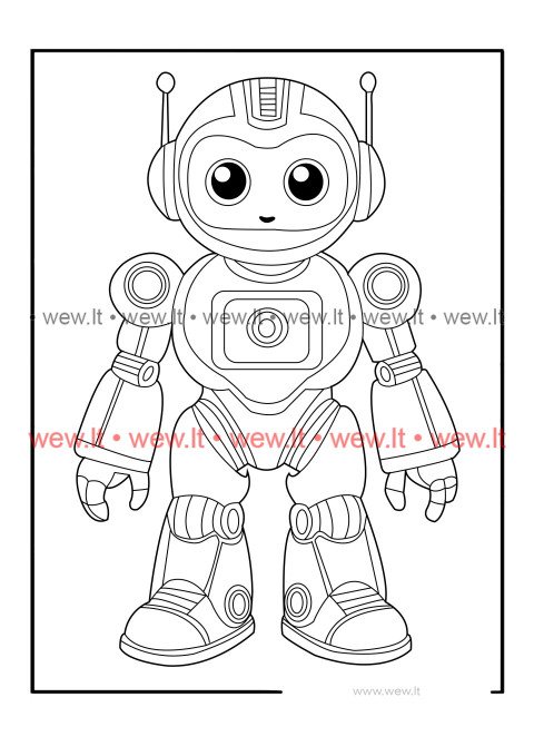 Ateities robotas spalvinti