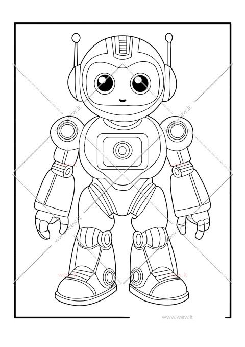 Ateities robotas spalvinti