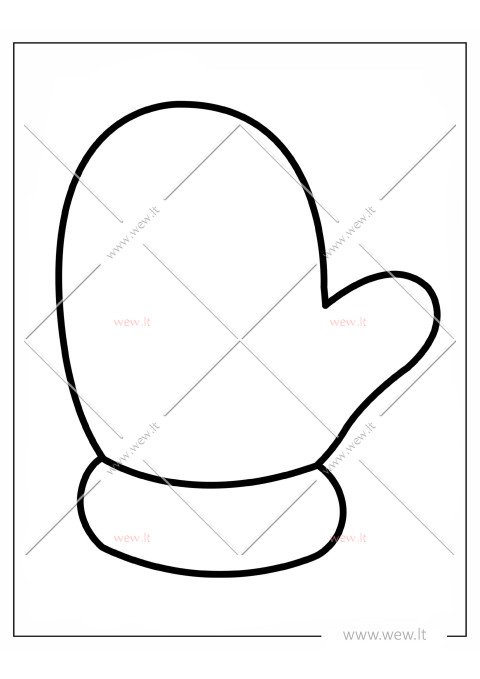 Kalėdinė pirštinė