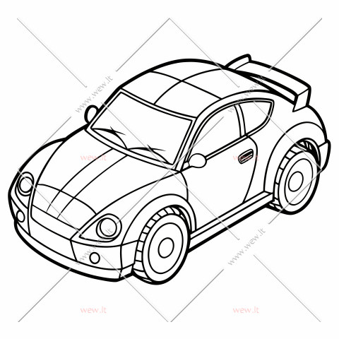 Paprastas sportinis automobilis
