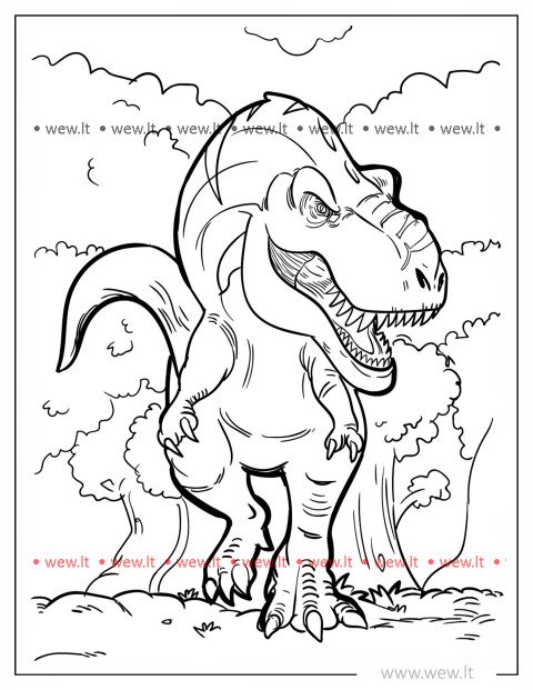 Dinosaurus tyrannosaurus