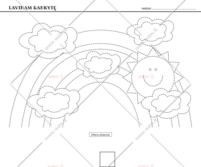 Rankos lavinimas Nr.17