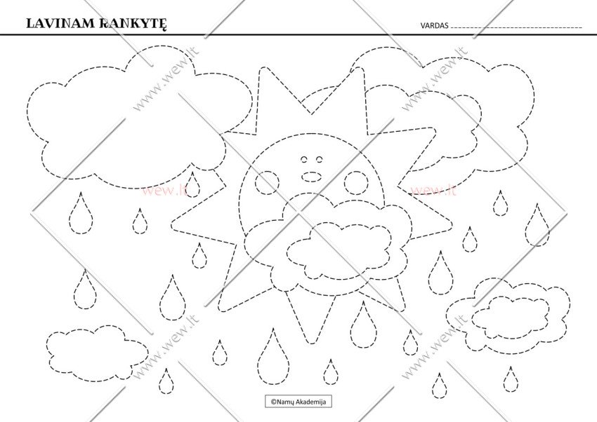 Rankos lavinimas Nr.16