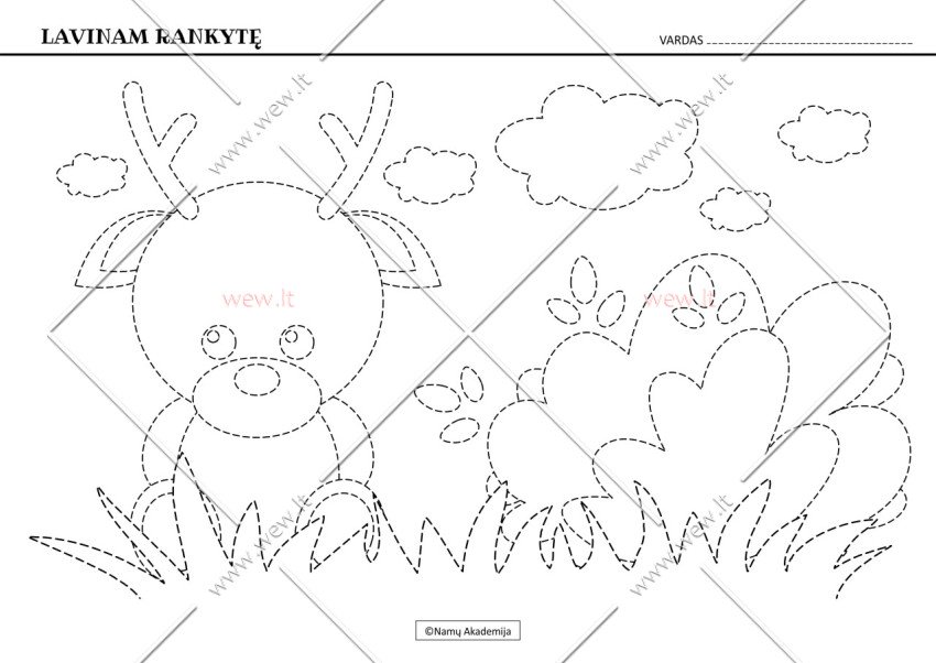 Rankos lavinimas Nr.18