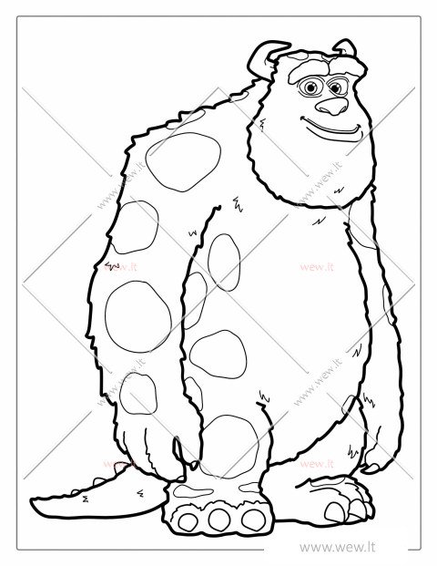 Monstrų biuro žvaigždė Džeimsas Salivanas