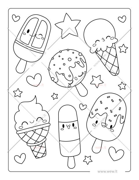 Vasaros skanėstai ledai