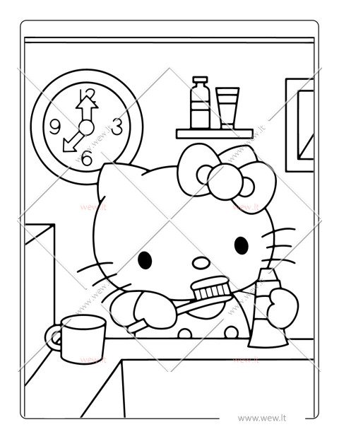 Hello Kitty valosi dantis