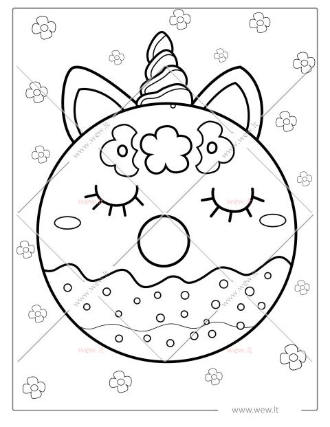 Magiškas vienaragis - spurga