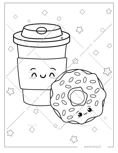 Kavos puodelis ir spurga – tobulas derinys