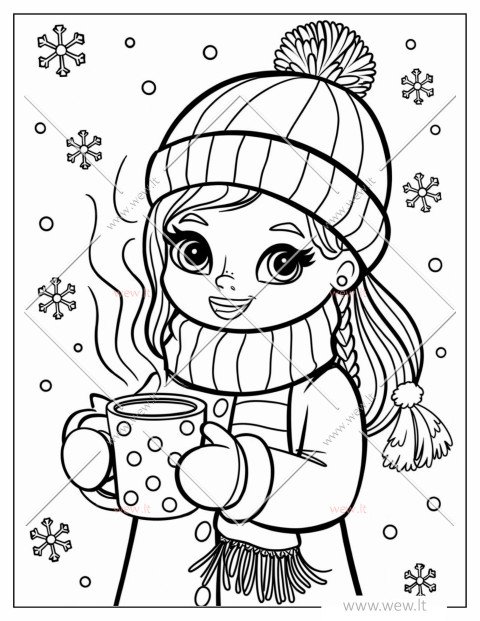 Šilta žiemos akimirka