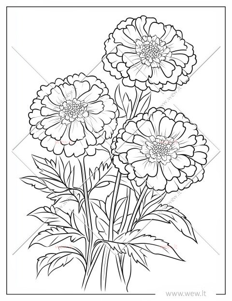 Serenčių žiedai spalvinimui