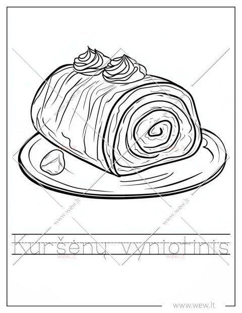 Kuršėnų vyniotinis spalvinimui