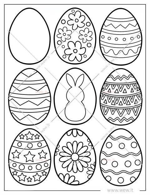 Margučiai Velykoms iškirpti