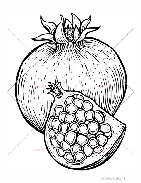 Sultingas granatas spalvinti