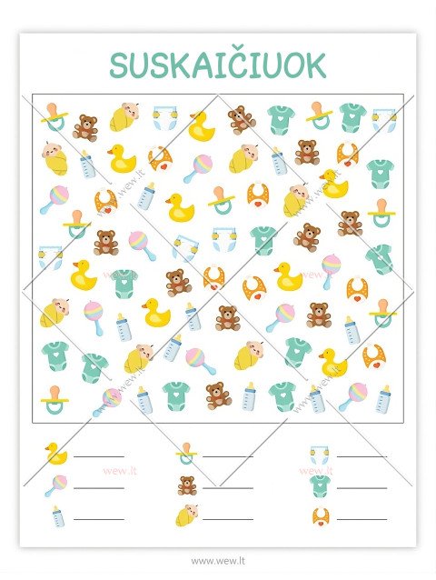 Matematikos užduotis - suskaičiuok