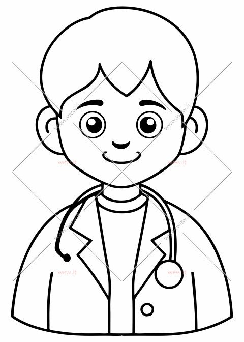 Gydytojas su stetoskopu