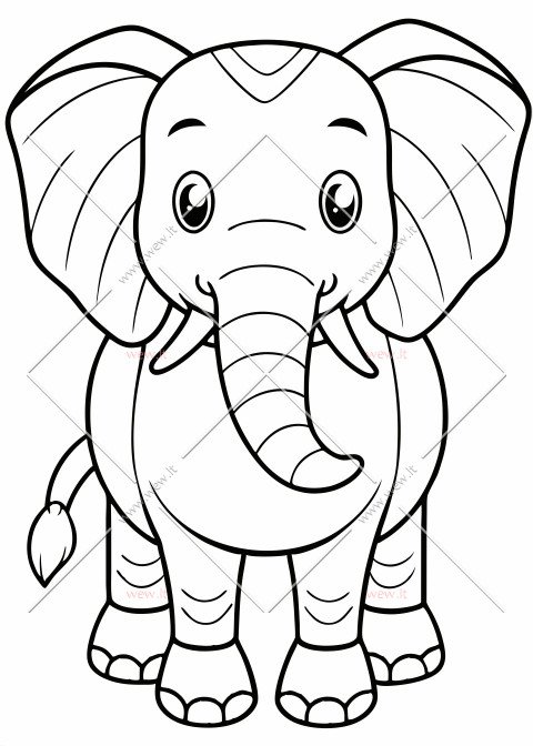 Mažas mielas drambliukas