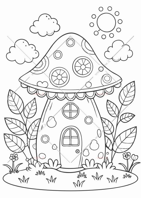 Magiškas grybo namelis