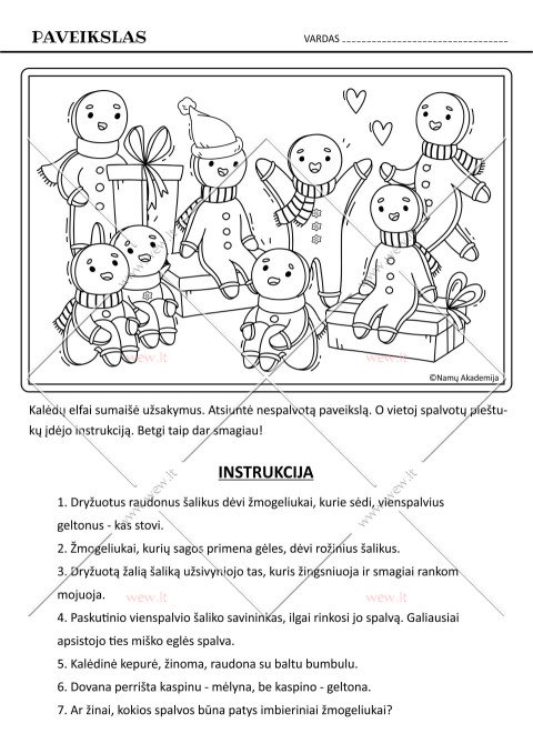 Kalėdinės užduotys