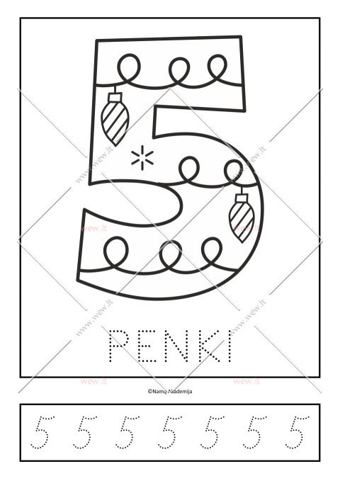 Kalėdiniai skaičiai Nr.5