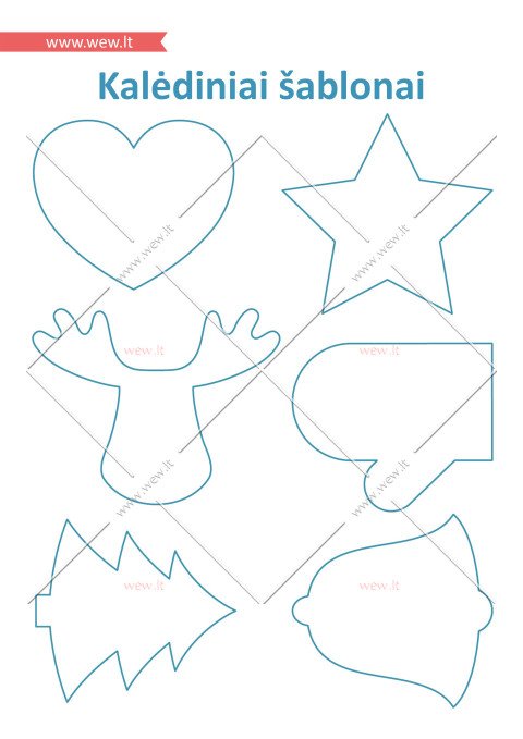 Kalėdiniai šablonai: kurkime šventę kartu!