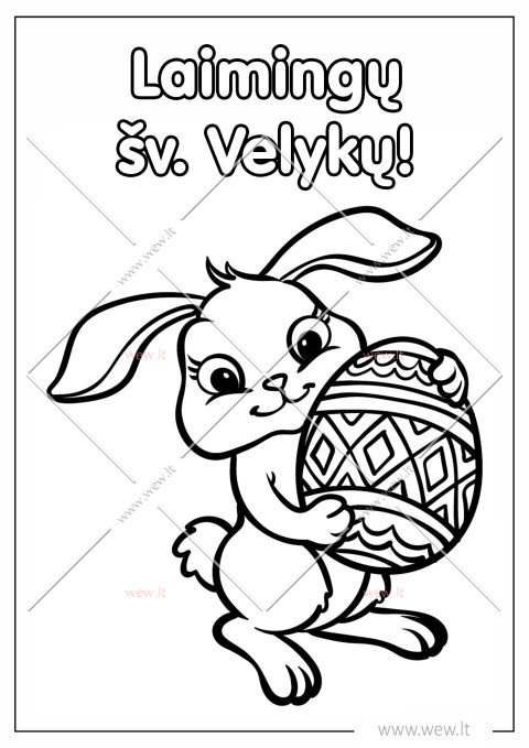 Linksmasis Velykų kiškutis