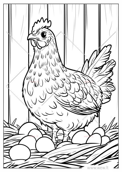 Višta perykloje spalvinti