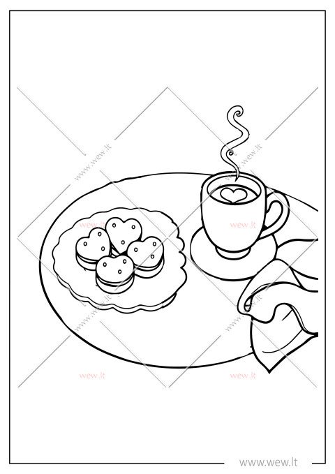 Valentino dienos pusryčiai