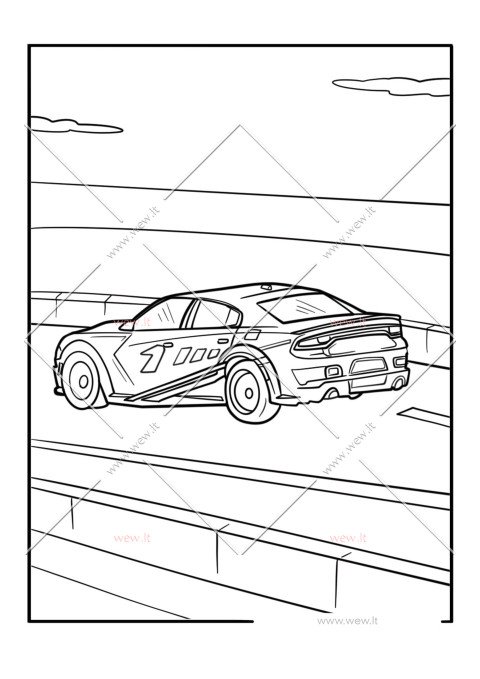 „Chevrolet Monte Carlo“ lenktyninis automobilis spalvinti