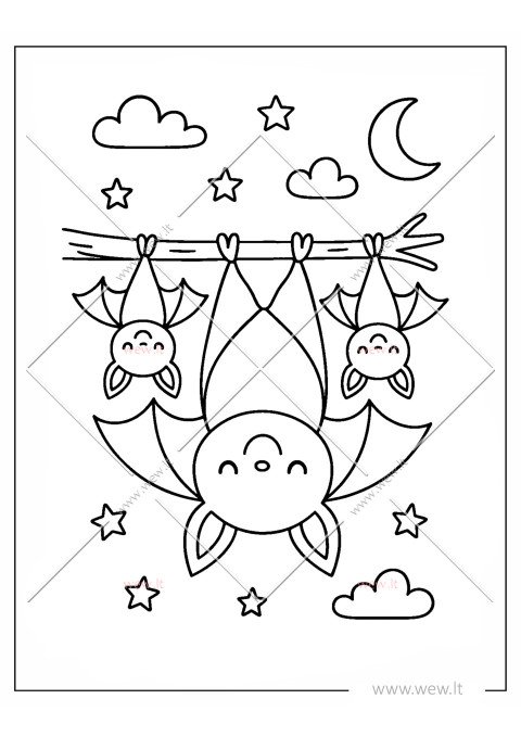 Šikšnosparniai spalvinti