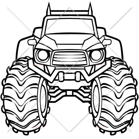 Greitis ir jėga - monster truck